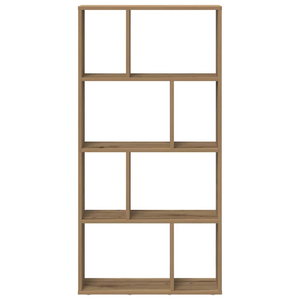Βιβλιοθήκη Αρτισιανή Δρυς 60x20x120,5 εκ. από Επεξεργασμένο Ξύλο - Pakobazaar