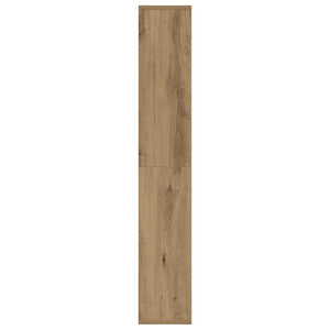 Βιβλιοθήκη Αρτισιανή Δρυς 60x20x120,5 εκ. από Επεξεργασμένο Ξύλο - Pakobazaar