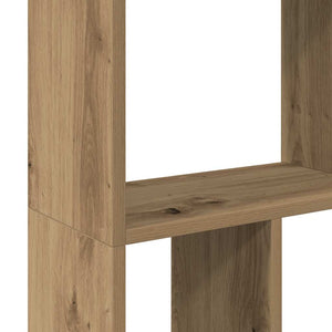 Βιβλιοθήκη Αρτισιανή Δρυς 60x20x120,5 εκ. από Επεξεργασμένο Ξύλο - Pakobazaar