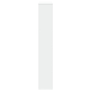 Βιβλιοθήκη Λευκή 72x20x120,5 εκ. από Επεξεργασμένο Ξύλο - Pakobazaar