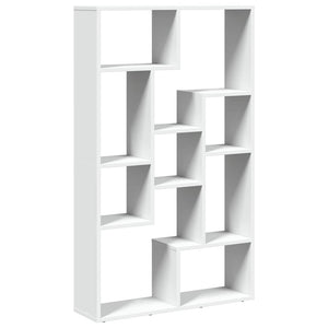 Βιβλιοθήκη Λευκή 72x20x120,5 εκ. από Επεξεργασμένο Ξύλο - Pakobazaar