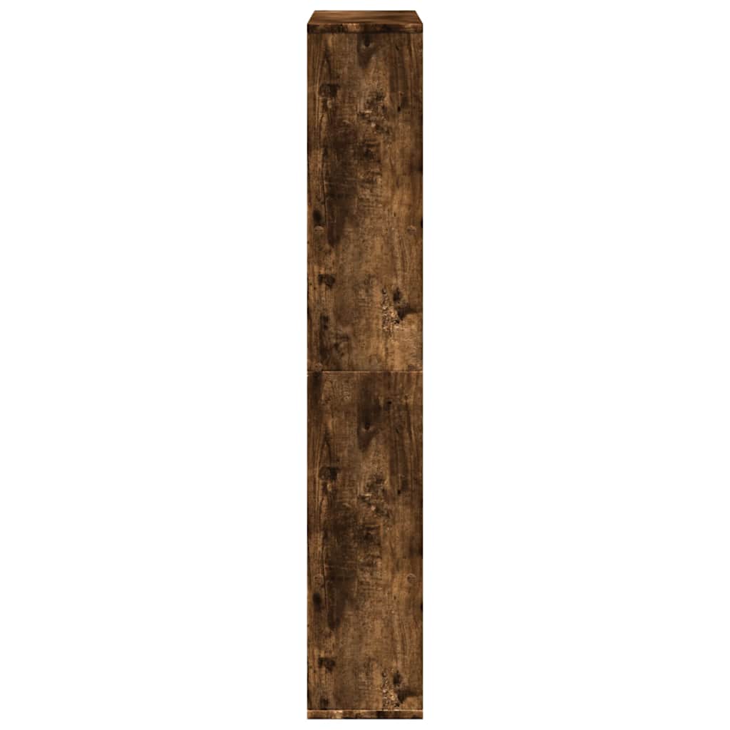 Βιβλιοθήκη Καπνιστή Δρυς 72x20x120,5 εκ. από Επεξεργασμένο Ξύλο - Pakobazaar