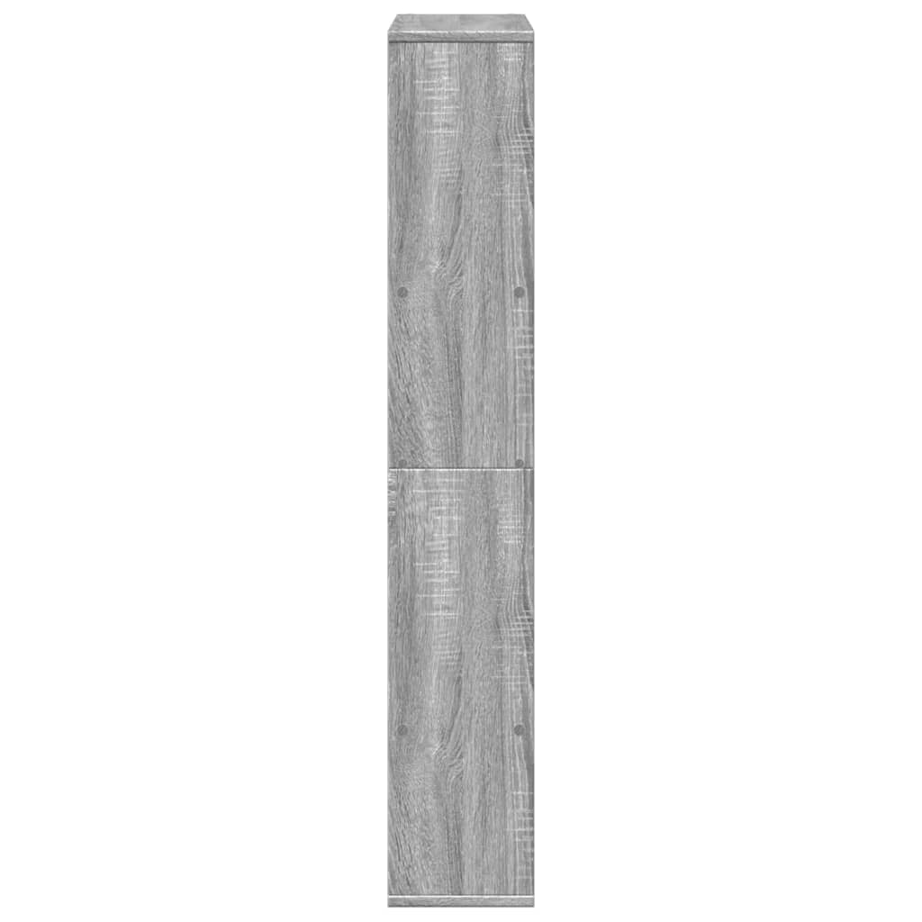 Βιβλιοθήκη Γκρι Sonoma 72x20x120,5 εκ. από Επεξεργασμένο Ξύλο - Pakobazaar