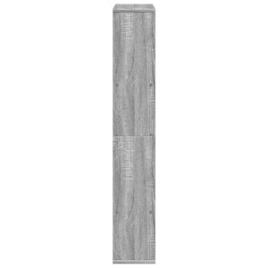 Βιβλιοθήκη Γκρι Sonoma 72x20x120,5 εκ. από Επεξεργασμένο Ξύλο - Pakobazaar