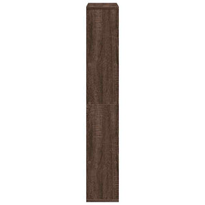 Βιβλιοθήκη Καφέ Δρυς 72x20x120,5 εκ. από Επεξεργασμένο Ξύλο
