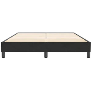 Πλαίσιο κρεβατιού χωρίς στρώμα Μαύρο 140x210 cm Βελούδινο - Pakobazaar