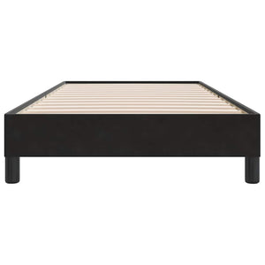 Πλαίσιο κρεβατιού χωρίς στρώμα Μαύρο 80x220 cm Βελούδινο