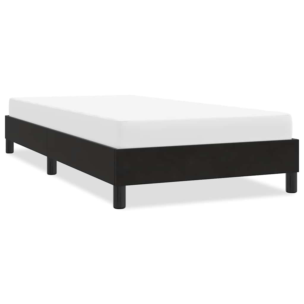 Πλαίσιο κρεβατιού χωρίς στρώμα Μαύρο 90x220 cm Βελούδινο - Pakobazaar