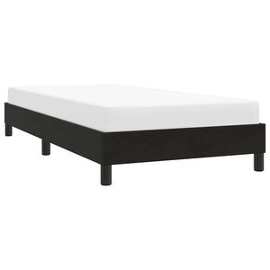 Πλαίσιο κρεβατιού χωρίς στρώμα Μαύρο 100x220 cm Βελούδινο - Pakobazaar
