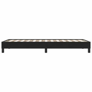 Πλαίσιο κρεβατιού χωρίς στρώμα Μαύρο 100x220 cm Βελούδινο - Pakobazaar