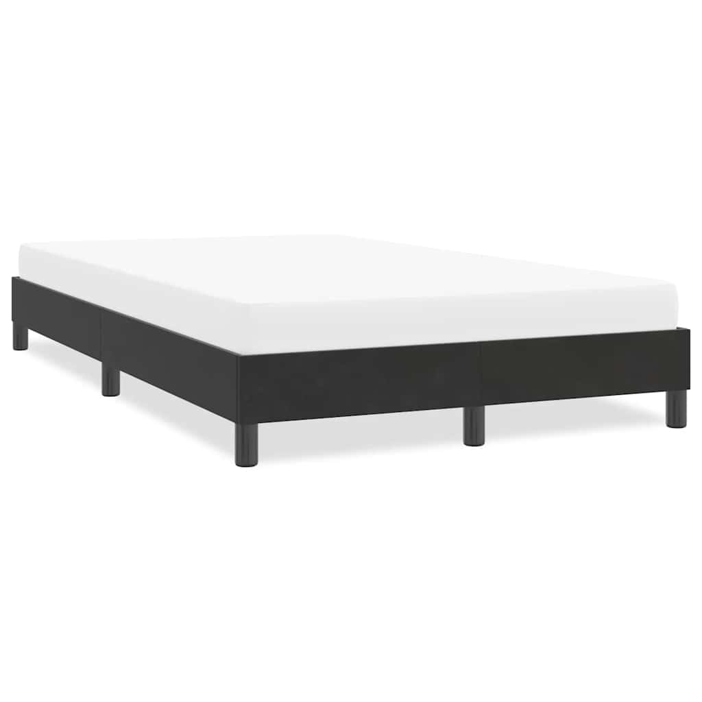 Πλαίσιο κρεβατιού χωρίς στρώμα Μαύρο 120x220 cm Βελούδινο