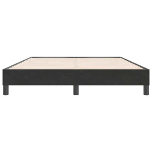 Πλαίσιο κρεβατιού χωρίς στρώμα Μαύρο 140x220 cm Βελούδινο - Pakobazaar