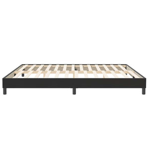 Πλαίσιο κρεβατιού χωρίς στρώμα Μαύρο 200x220 cm Βελούδινο