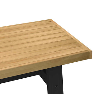 Τραπεζάκι σαλονιού NOAIN με πόδια σχήματος Α 120x60x40 cm