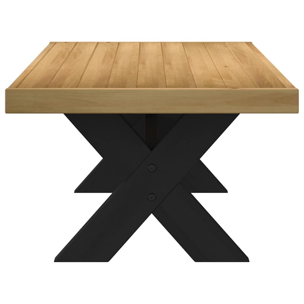 Τραπεζάκι σαλονιού NOAIN με πόδια σχήματος X 120x60x40 cm