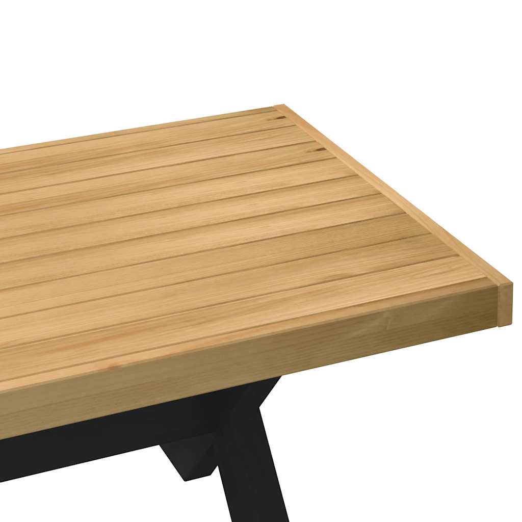 Τραπεζάκι σαλονιού NOAIN με πόδια σχήματος X 120x60x40 cm