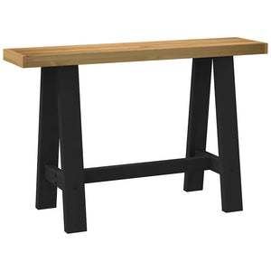 Τραπέζι κονσόλας NOAIN με πόδια σχήματος Α 120x30x75 cm