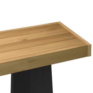 Τραπέζι κονσόλας NOAIN με πόδια σχήματος Α 120x30x75 cm