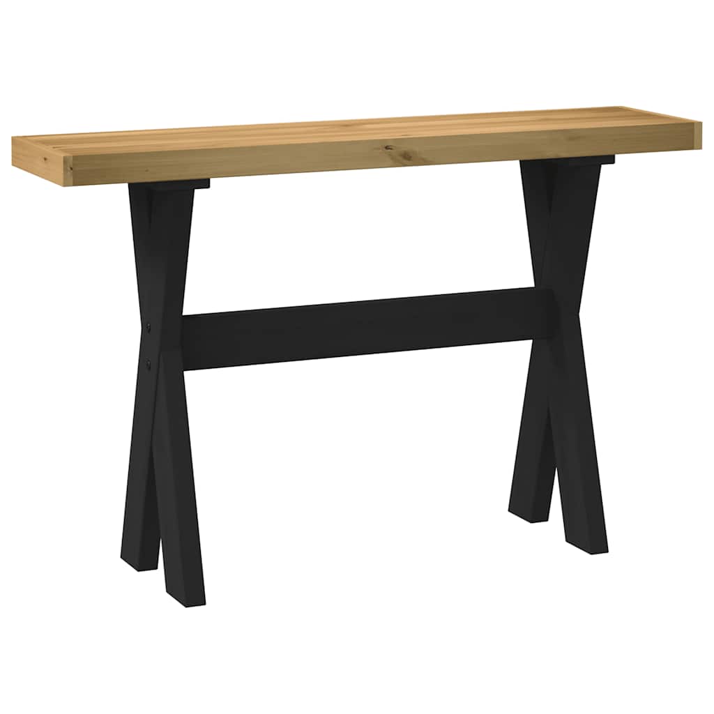 Τραπέζι κονσόλας NOAIN με πόδια σχήματος X 120x30x75 cm - Pakobazaar