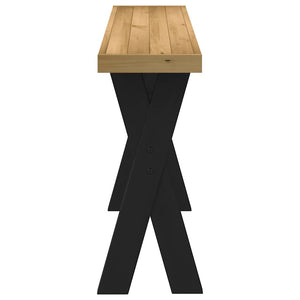 Τραπέζι κονσόλας NOAIN με πόδια σχήματος X 120x30x75 cm - Pakobazaar