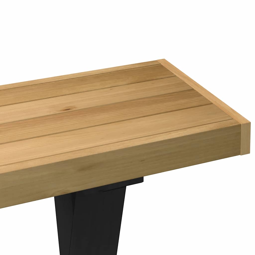 Τραπέζι κονσόλας NOAIN με πόδια σχήματος X 120x30x75 cm - Pakobazaar