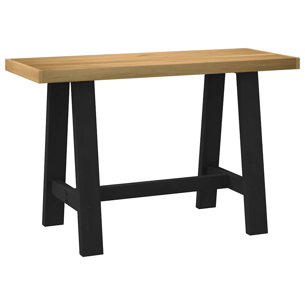 Γραφείο NOAIN με πόδια σχήματος Α 120x50x75 cm μασίφ ξύλο πεύκο
