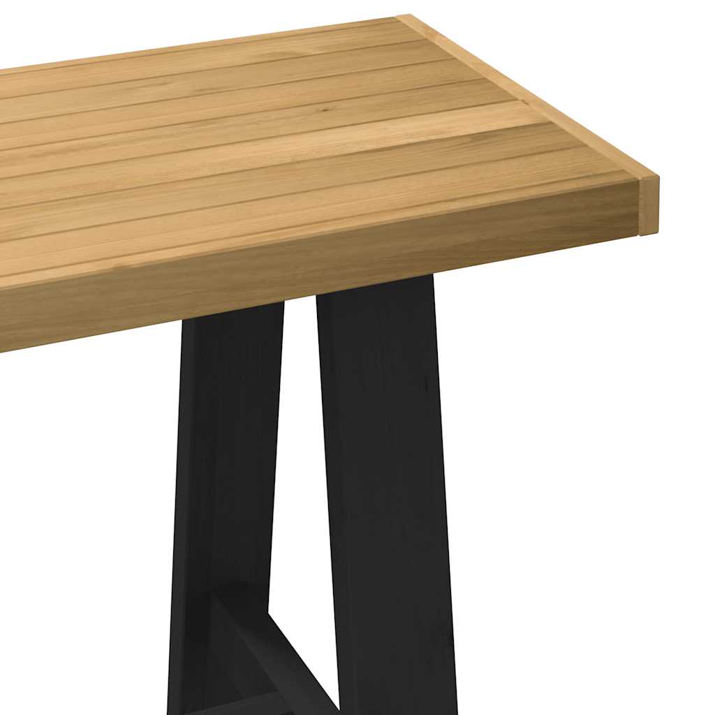 Γραφείο NOAIN με πόδια σχήματος Α 120x50x75 cm μασίφ ξύλο πεύκο