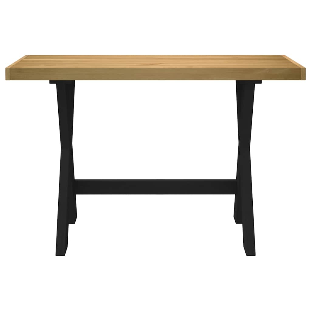 Γραφείο NOAIN με πόδια σχήματος X 120x50x75 cm μασίφ ξύλο πεύκο