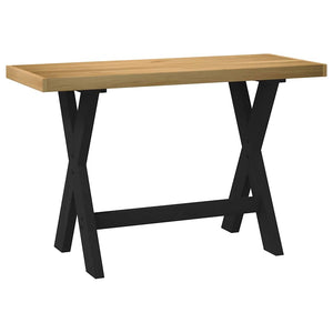 Γραφείο NOAIN με πόδια σχήματος X 120x50x75 cm μασίφ ξύλο πεύκο