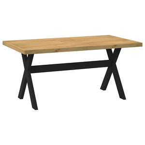 Τραπεζαρία NOAIN με πόδια σχήματος X 160x90x75 cm