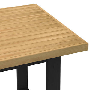 Τραπεζαρία NOAIN με πόδια σχήματος U 160x90x75 cm