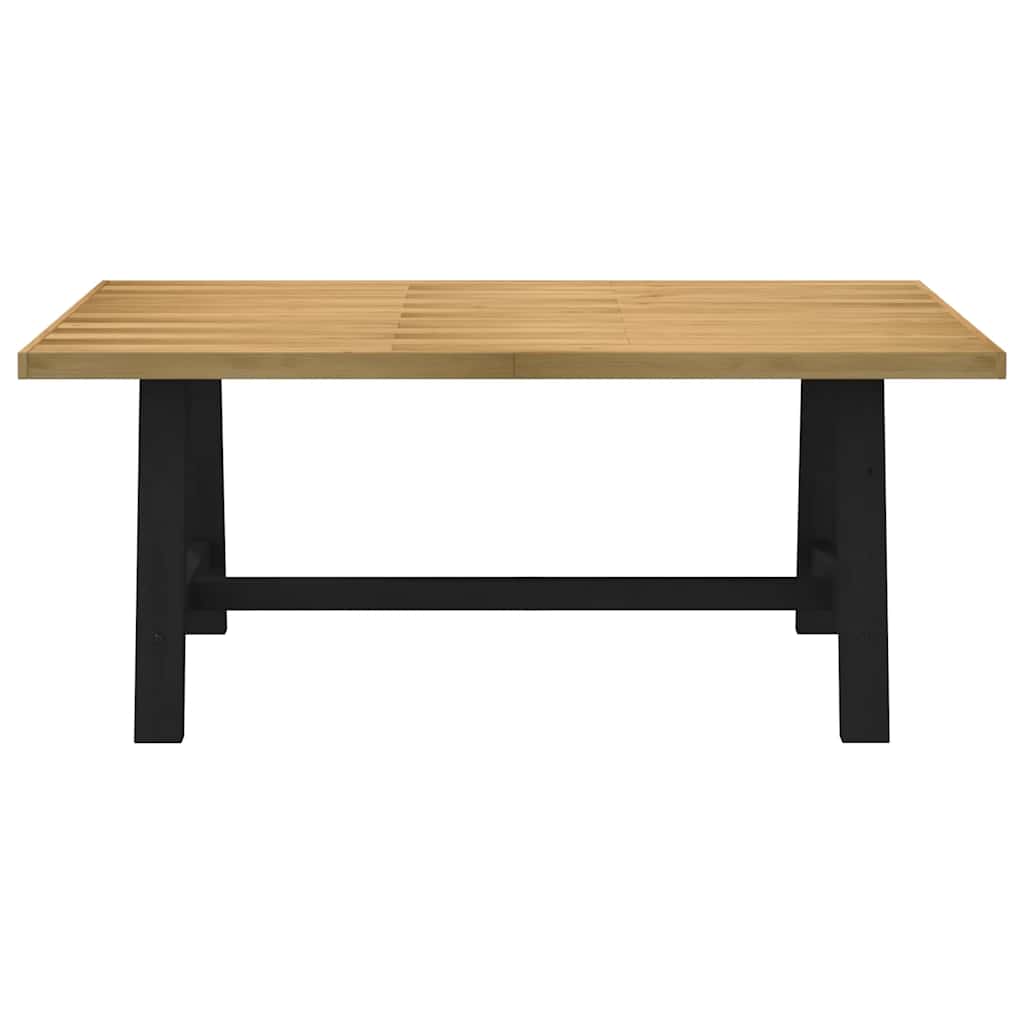 Τραπεζαρία NOAIN με Πόδια σε Σχήμα Α 180x90x75 εκ. από Μασίφ Ξύλο Πεύκου - Pakobazaar