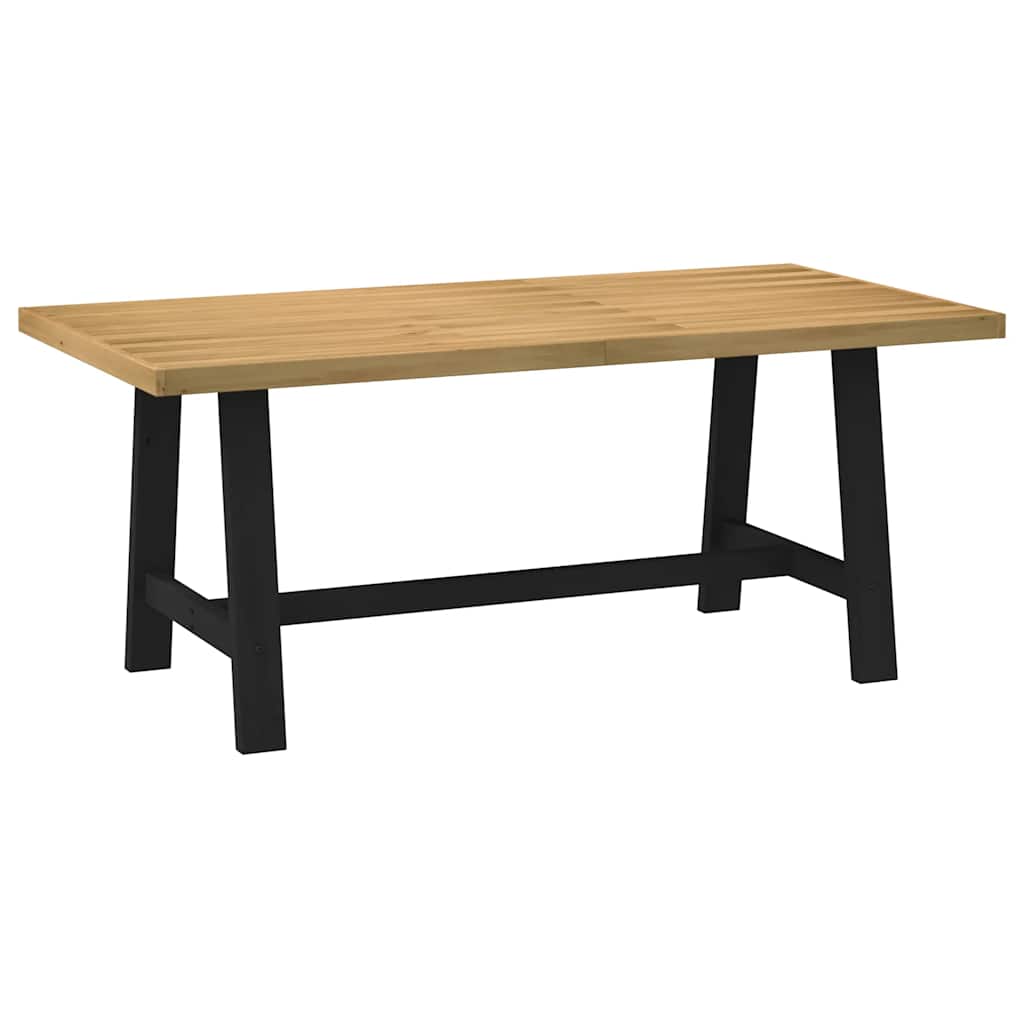 Τραπεζαρία NOAIN με Πόδια σε Σχήμα Α 180x90x75 εκ. από Μασίφ Ξύλο Πεύκου - Pakobazaar