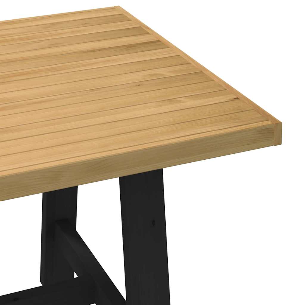 Τραπεζαρία NOAIN με Πόδια σε Σχήμα Α 180x90x75 εκ. από Μασίφ Ξύλο Πεύκου - Pakobazaar