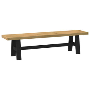 Πάγκος τραπεζαρίας NOAIN με πόδια σχήματος Α 180x40x45 cm - Pakobazaar