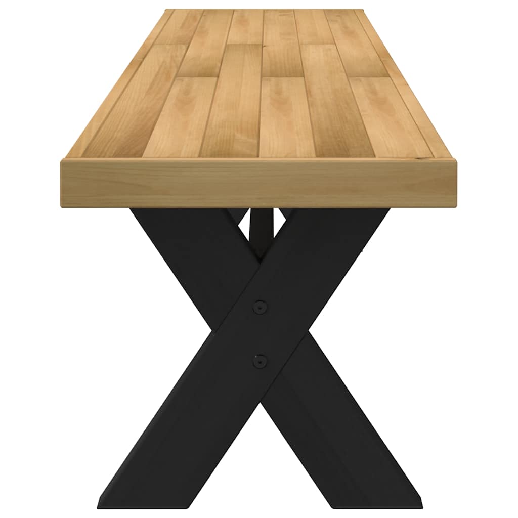 Πάγκος τραπεζαρίας NOAIN με πόδια σχήματος X 180x40x45 cm - Pakobazaar