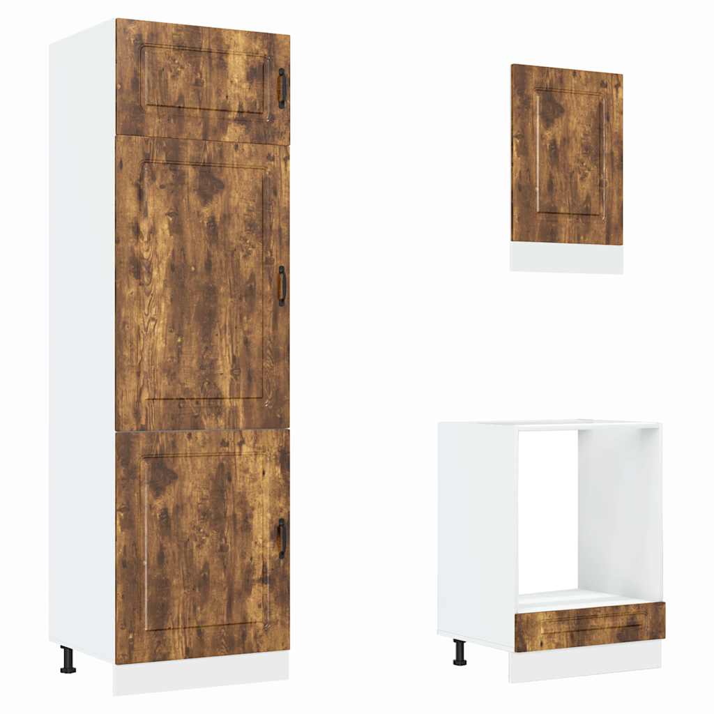 Σετ Ντουλάπια Κουζίνας 7 Τεμαχίων Kalmar Επεξεργασμένο Ξύλο