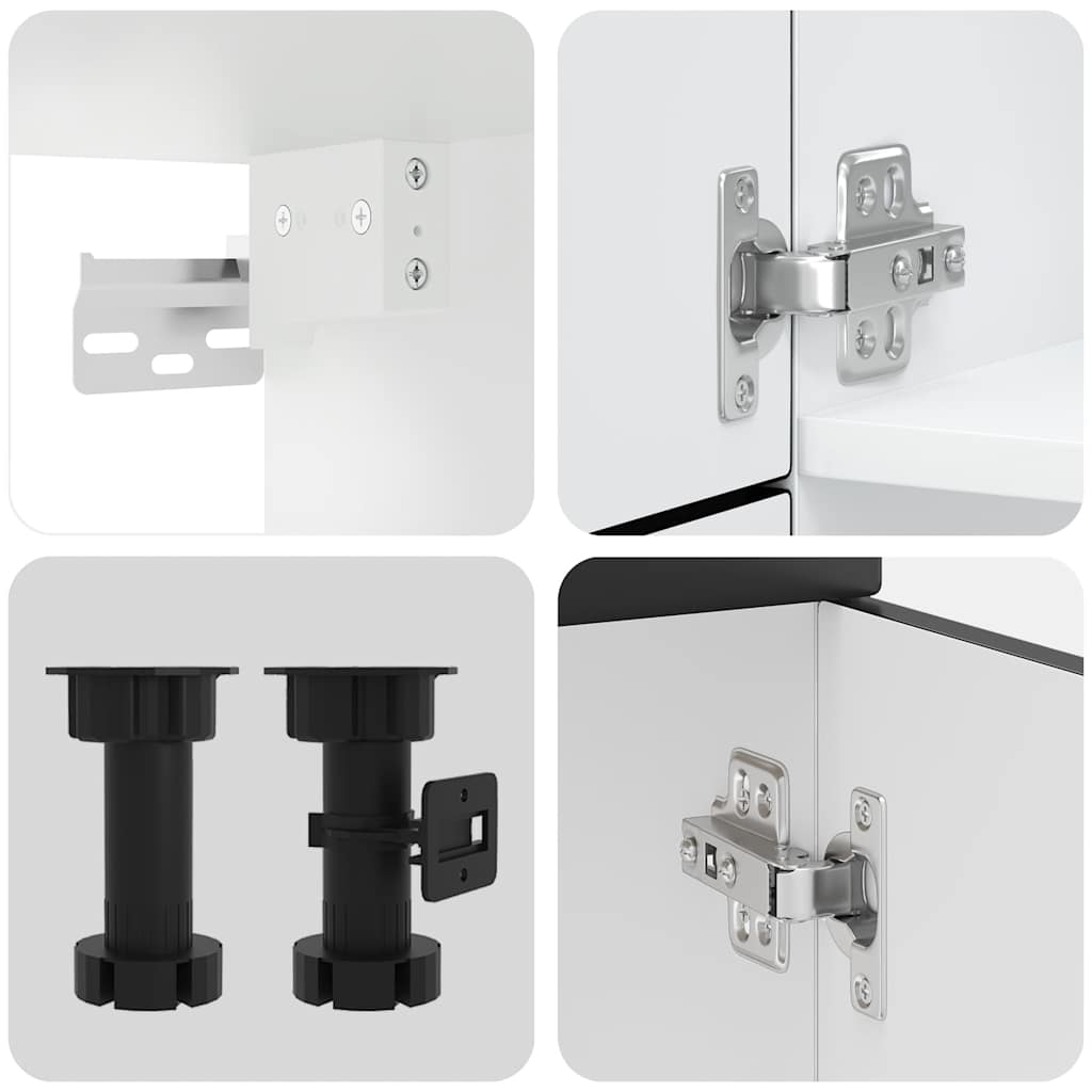 Σετ Ντουλάπια Κουζίνας 7 Τεμαχίων Lucca Επεξεργασμένο Ξύλο - Pakobazaar