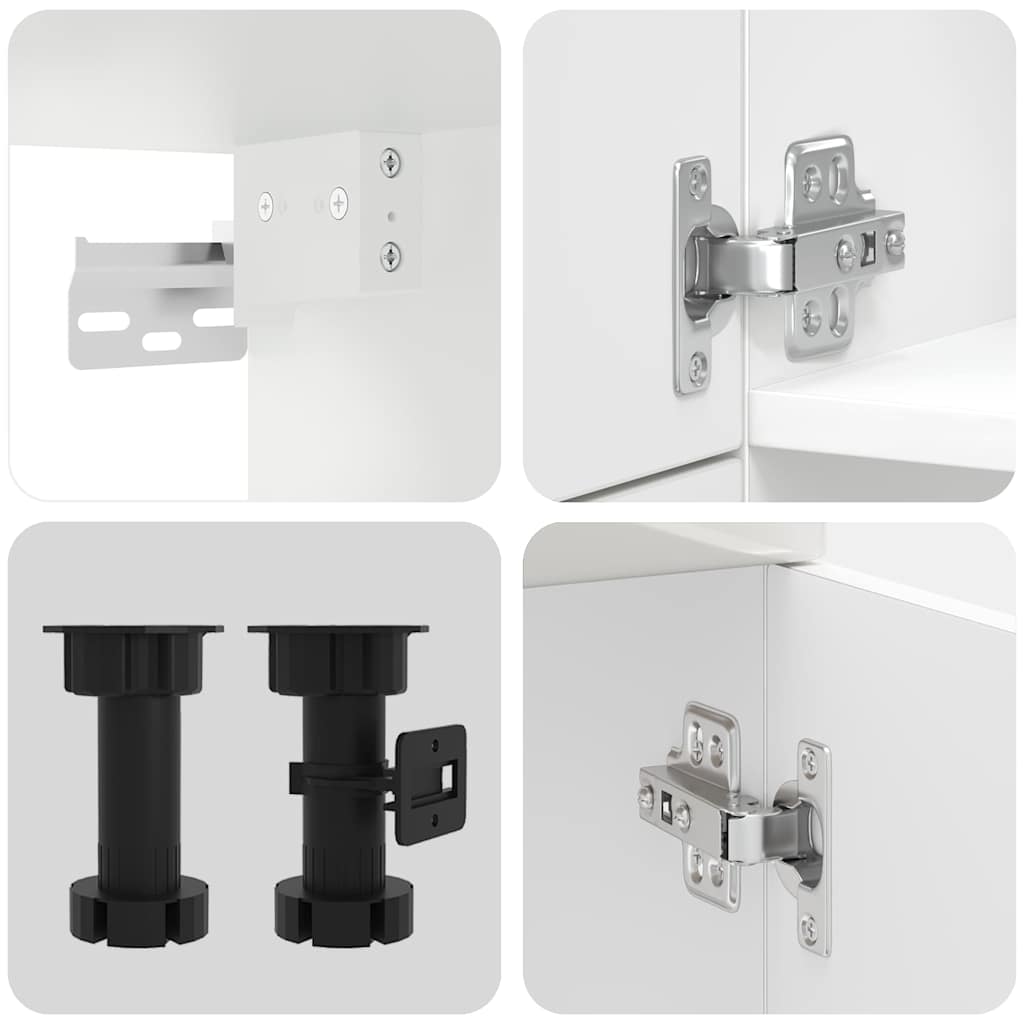 Σετ Ντουλάπια Κουζίνας 7 Τεμαχίων Lucca Επεξεργασμένο Ξύλο