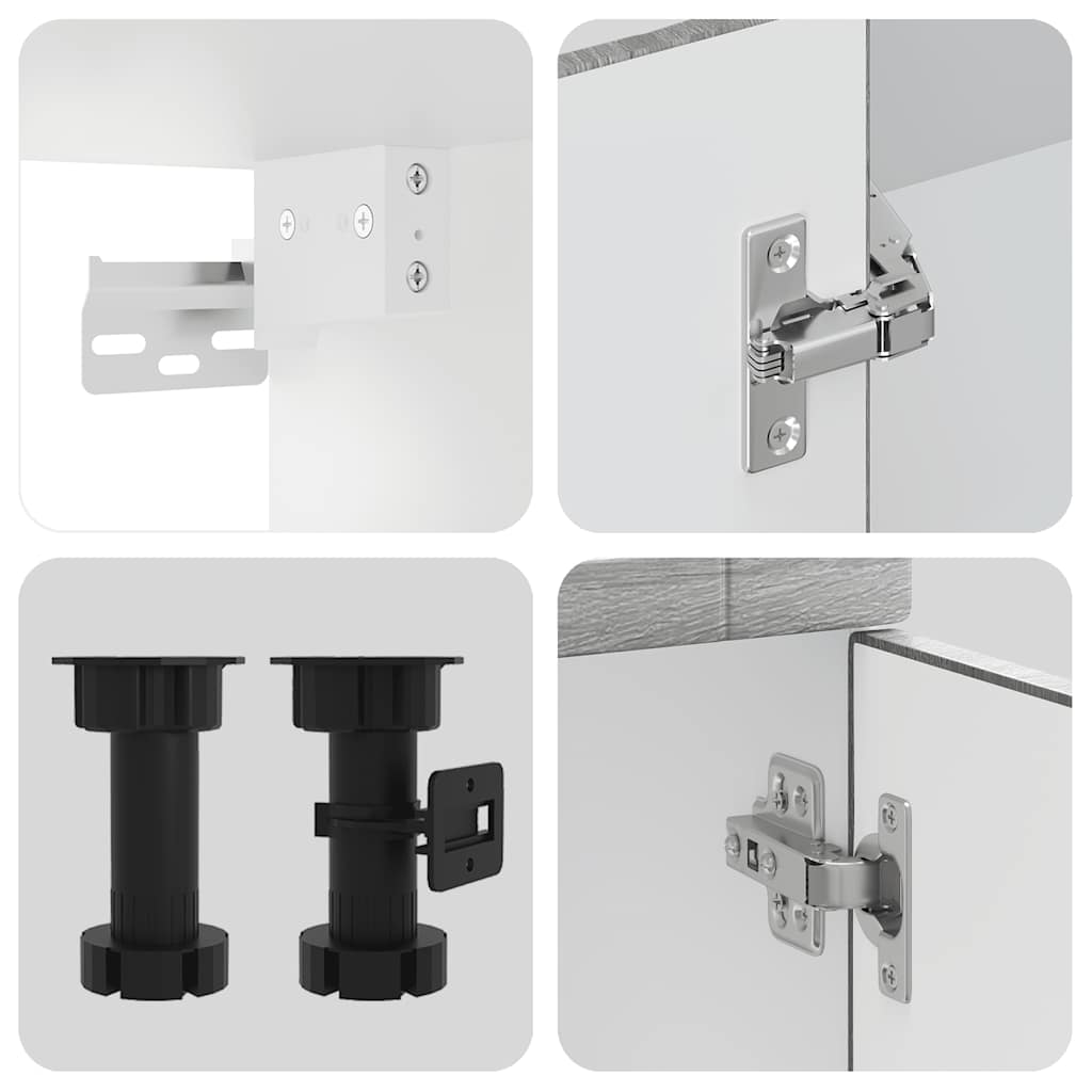 Σετ Ντουλάπια Κουζίνας 8 Τεμαχίων Kalmar Επεξεργασμένο Ξύλο