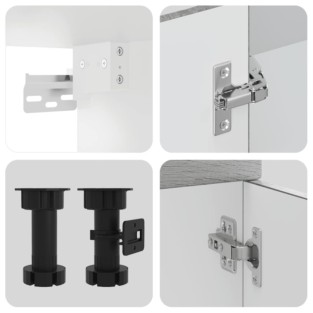 Σετ Ντουλάπια Κουζίνας 8 Τεμαχίων Kalmar Επεξεργασμένο Ξύλο