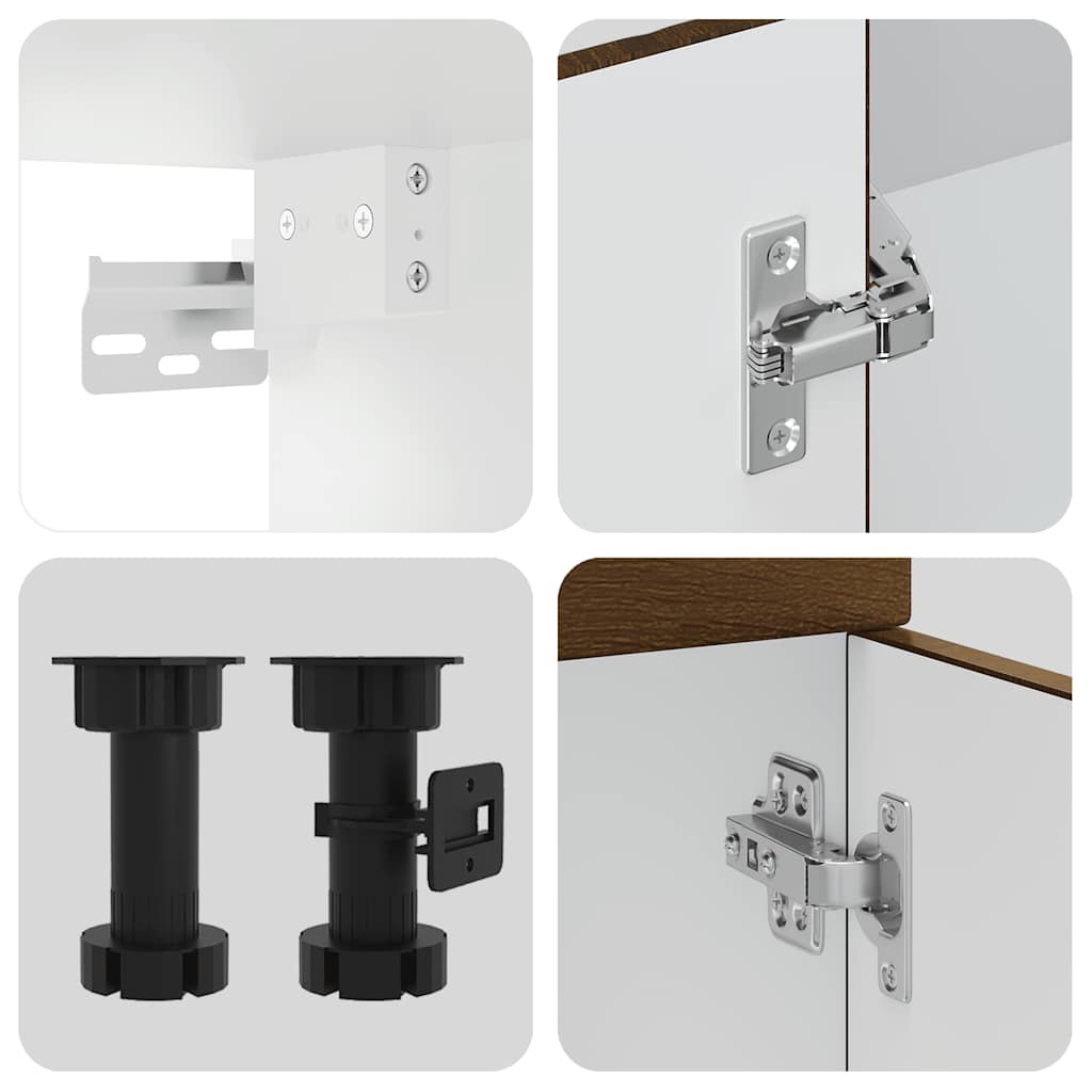 Σετ Ντουλάπια Κουζίνας 8 Τεμαχίων Kalmar Επεξεργασμένο Ξύλο