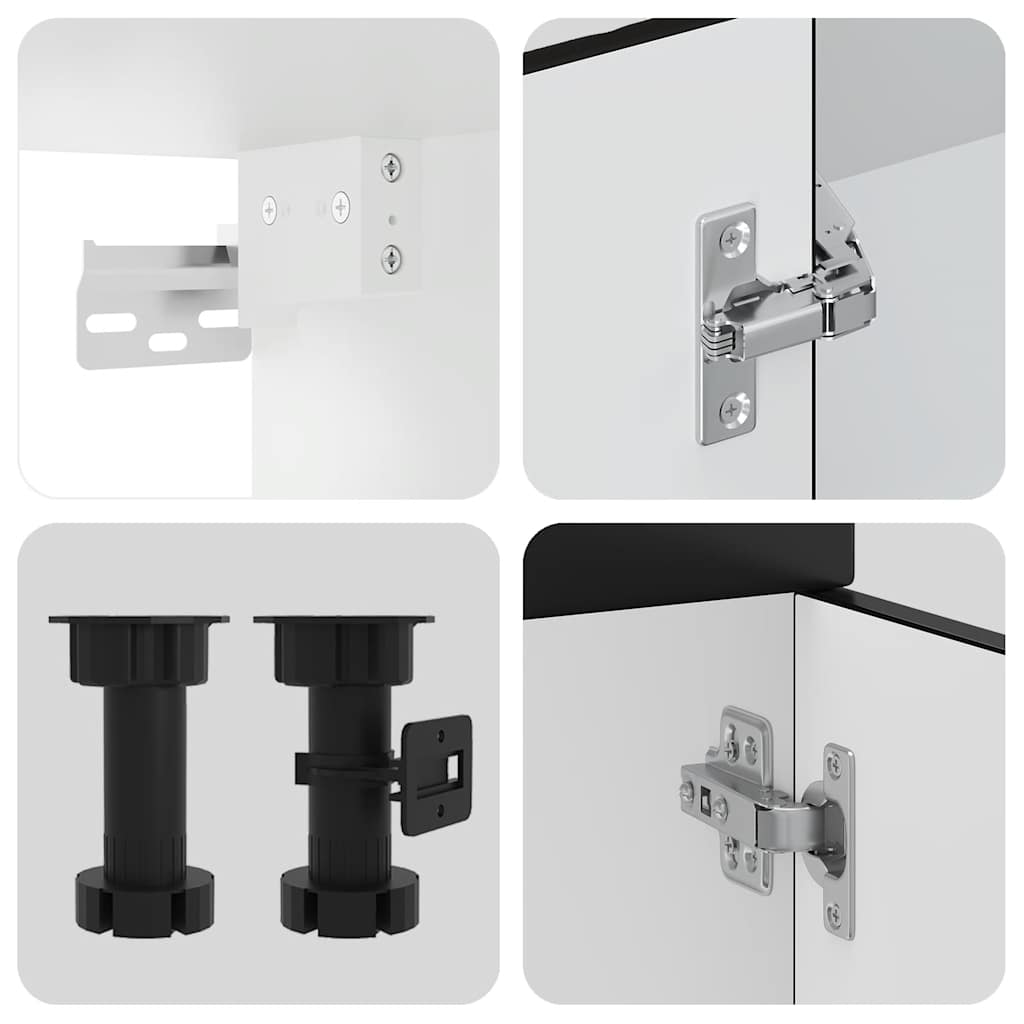 Σετ Ντουλάπια Κουζίνας 11 Τεμαχίων Kalmar Επεξεργασμένο Ξύλο - Pakobazaar