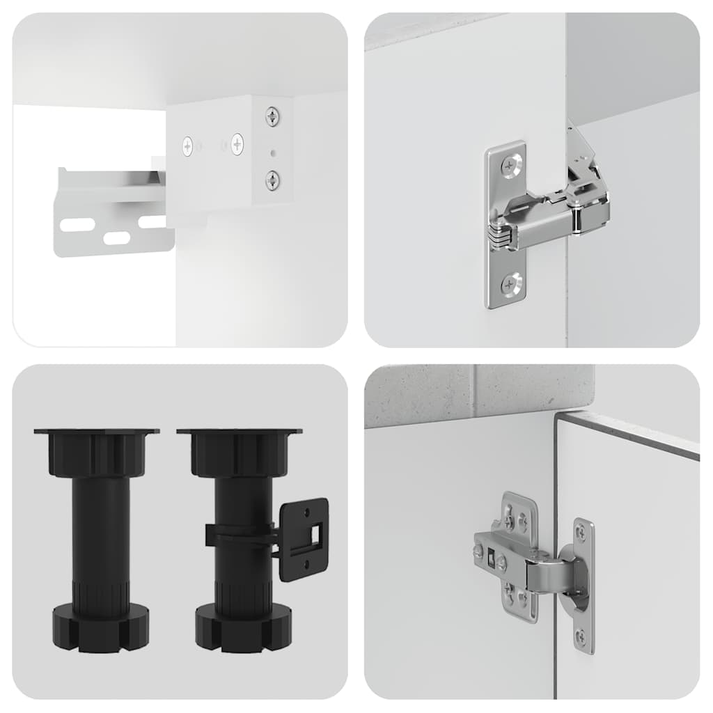 Σετ Ντουλάπια Κουζίνας 11 Τεμαχίων Porto Επεξεργασμένο Ξύλο - Pakobazaar