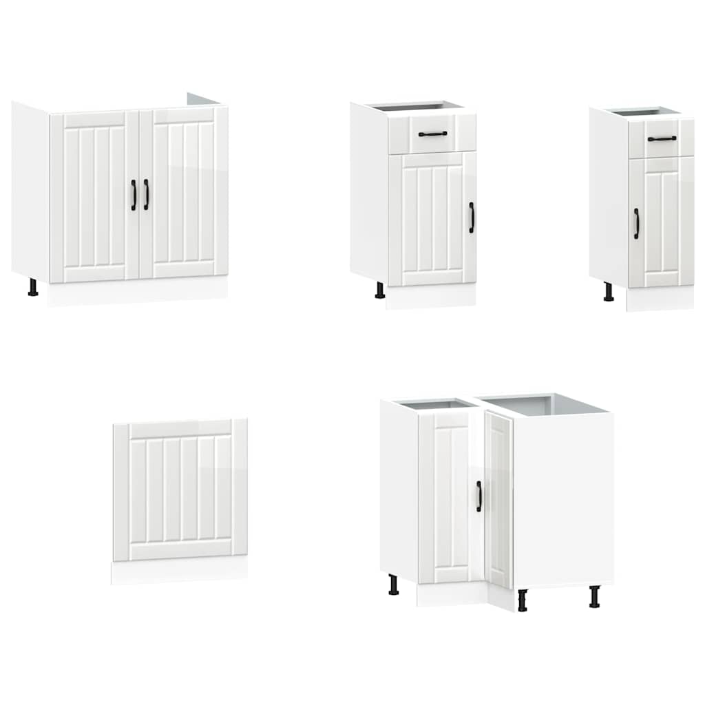 Σετ Ντουλάπια Κουζίνας 11 Τεμαχίων Kalmar Επεξεργασμένο Ξύλο - Pakobazaar