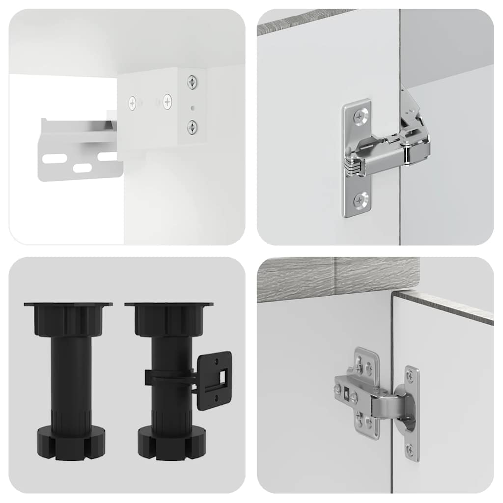 Σετ Ντουλάπια Κουζίνας 14 Τεμαχίων Porto Επεξεργασμένο Ξύλο