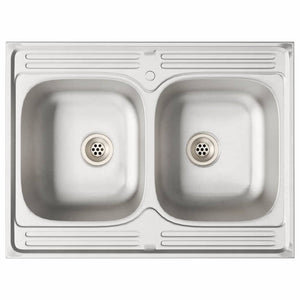 Ντουλάπα Κουζίνας Kalmar Καφέ δρυς 80 x 46 x 81,5 εκ