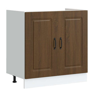 Ντουλάπα Κουζίνας Kalmar Καφέ δρυς 80 x 46 x 81,5 εκ