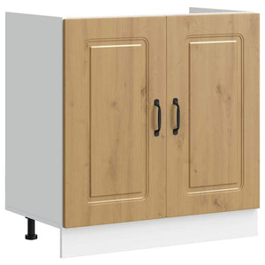 Ντουλάπα Κουζίνας με πόρτα Kalmar Artisan Oak 80 x 46 x 81,5 εκ - Pakobazaar