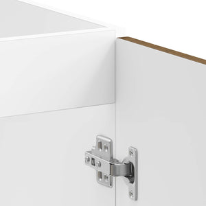 Βάση νιπτήρα με πόρτα Lucca 2 pcs Καφέ δρυς Επεξεργασμένο ξύλο - Pakobazaar